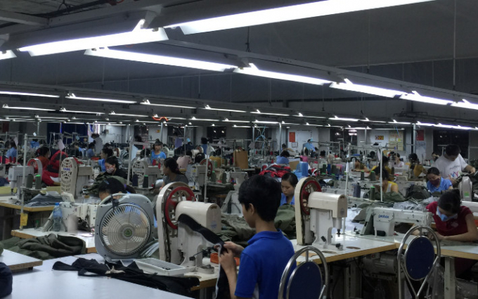 Một h&igrave;nh ảnh trong C&ocirc;ng ty may vận xu&acirc;n (Ảnh nguồn nbtv.vn).