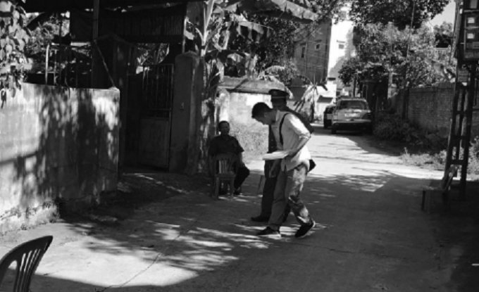 Căn nh&agrave; nơi xảy ra sự việc.