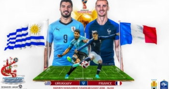 Pháp đối đầu Uruguay: Nghệ sỹ trẻ và những kẻ già dơ thực dụng