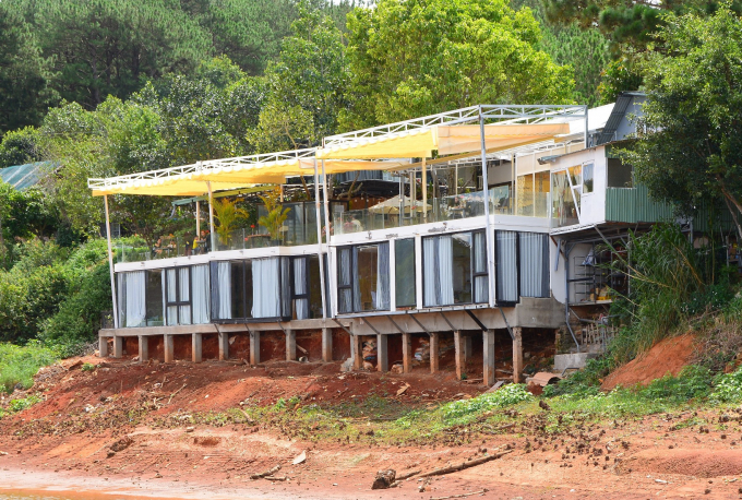 C&ocirc;ng tr&igrave;nh lấn chiếm, x&acirc;y dựng tr&aacute;i ph&eacute;p của C&ocirc;ng ty TNHH Tr&agrave; Vườn Thương.