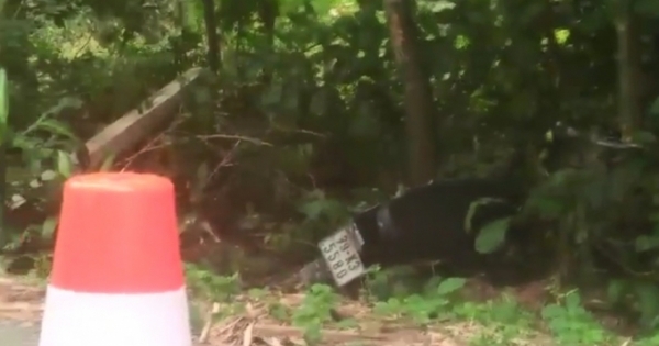 Bình Dương: Tông vào bụi cây ven đường, nam thanh niên tử vong tại chỗ