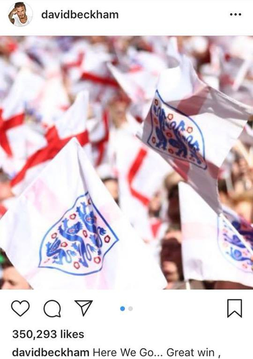 Sức h&uacute;t khủng khiếp của David Beckham tr&ecirc;n mạng x&atilde; hội