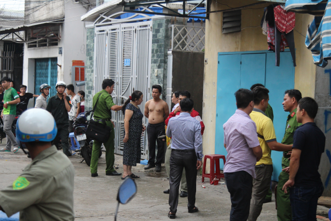 Hiện trường vụ &aacute;n mạng.