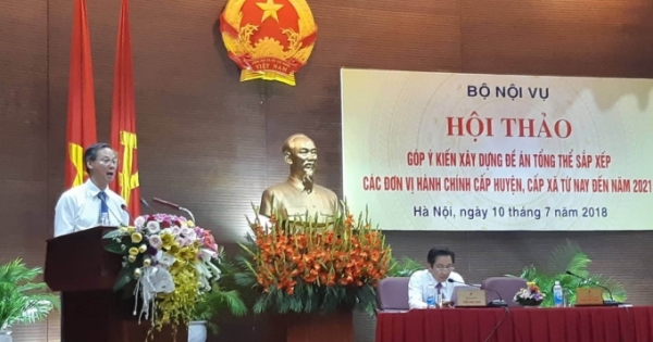 259 huyện, 6.191 xã  trong cả nước có thể sáp nhập