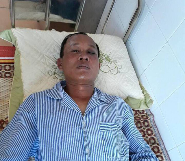 Anh Hảo hiện đang điều trị tại bệnh viện.