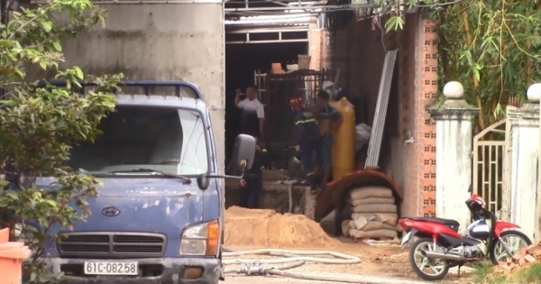 Bình Dương: Rò rỉ khí gas tại nhà máy nước đá, nhiều người nhập viện