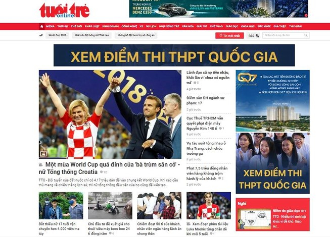 B&aacute;o Tuổi Trẻ Online bị đ&igrave;nh bản ba th&aacute;ng v&agrave; bị xử phạt 200 triệu đồng.