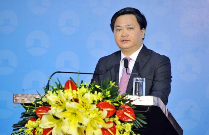 &Ocirc;ng L&ecirc; Đức Thọ, Tổng gi&aacute;m đốc VietinBank. (Ảnh: Ph&uacute;c L&acirc;m)