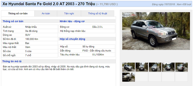 Những chiếc xe cũ l&yacute; tưởng cho d&acirc;n kinh doanh gi&aacute; chỉ 300 triệu đồng