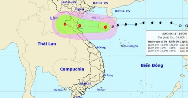 bao giat cap 10 dang tien nhanh vao thai binh ha tinh