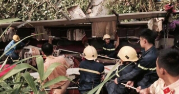 Cận cảnh nơi xe khách rơi xuống vực khiến 18 người thương vong tại Cao Bằng