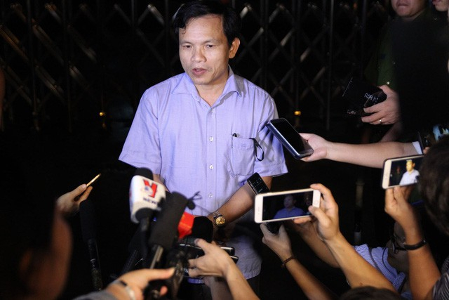 &Ocirc;ng Mai Văn Trinh cho biết c&oacute; dấu hiệu can thiệp, l&agrave;m thay đổi kết quả thi của th&iacute; sinh ở cụm thi số 14