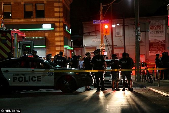 Hiện trường xảy ra vụ tai nạn. Ảnh: Reuters