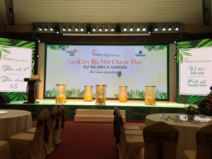 Sự kiện ra mắt ch&iacute;nh thức dự &aacute;n n&agrave;y cũng được tổ chức khi chưa hề được cấp GPXD (Ảnh nguồn Phương Đ&ocirc;ng land).