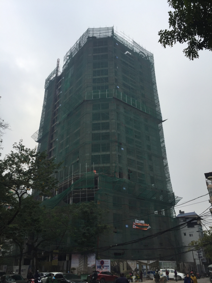 Hiện trạng dự &aacute;n HDI Tower (Ảnh nguồn&nbsp;http://hditower.vn).