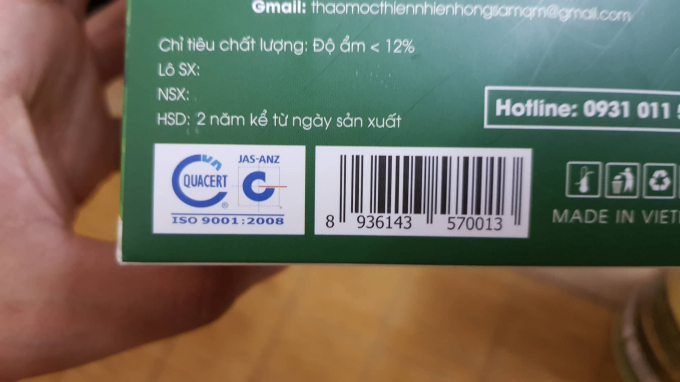 Tổng Cục Ti&ecirc;u chuẩn đo lường chất lượng (Bộ KH&amp;amp;amp;CN) khẳng định tem chứng nhận ISO 9001:2008 in tr&ecirc;n bao b&igrave; của c&ocirc;ng ty Hồng S&acirc;m QM l&agrave; giả mạo.