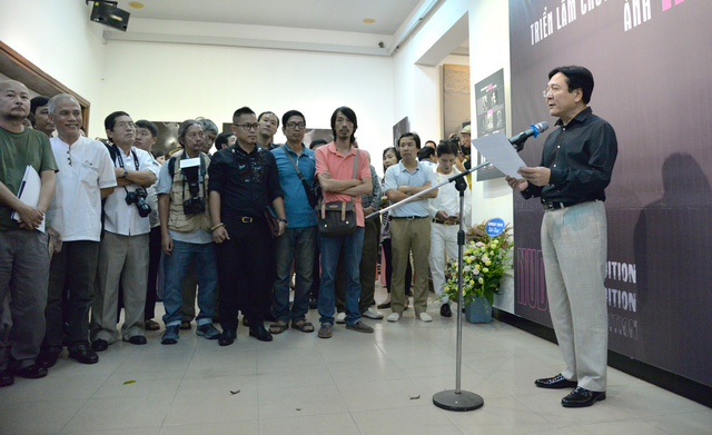 Thứ trưởng Vương Duy Bi&ecirc;n ph&aacute;t biểu trong lễ khai mạc.