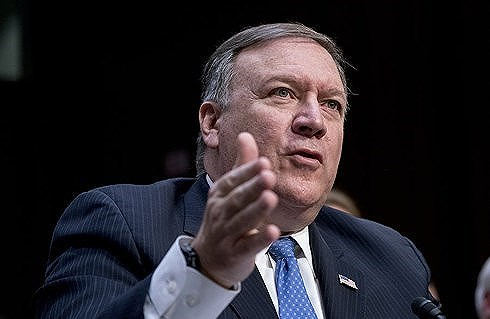 Ngoại trưởng Mỹ Mike Pompeo. Ảnh: Reuters.