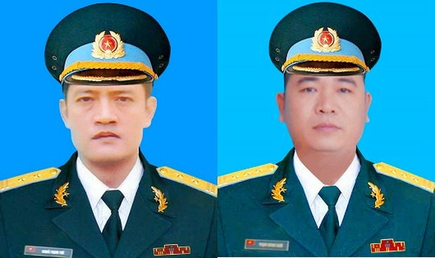 Truy thăng qu&acirc;n h&agrave;m cho 2 sỹ quan phi c&ocirc;ng mới hy sinh