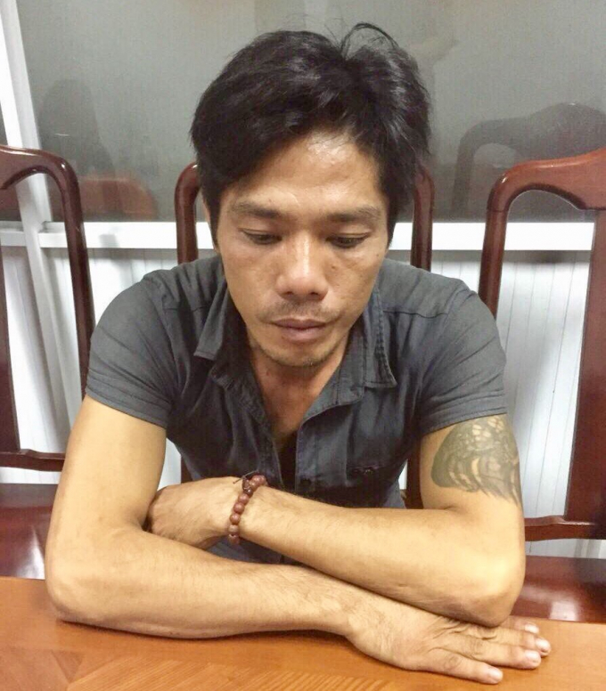 Đỉnh ra đầu th&uacute; tại cơ quan C&ocirc;ng an.