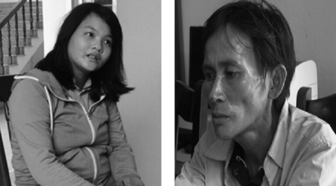 Đối tượng Phượng v&agrave; Theo tại cơ quan điều tra.