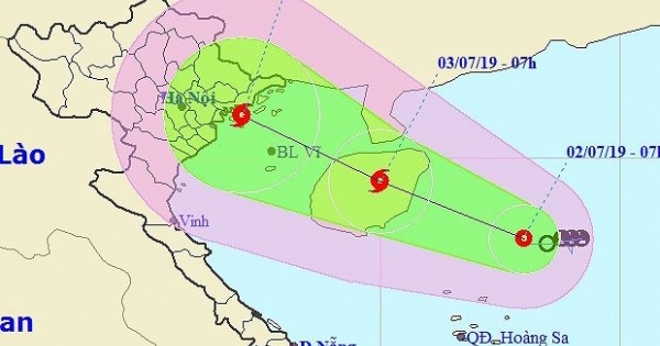 Tin thời tiết mới nhất: Áp thấp nhiệt đới khả năng mạnh thành bão hướng về Quảng Ninh - Nam Định