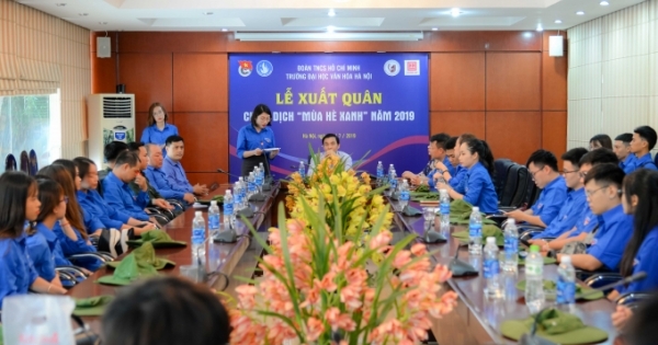 Đại học Văn hóa Hà Nội ra quân chiến dịch “Mùa hè xanh” năm 2019