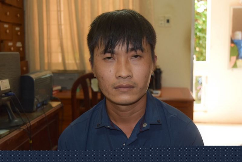 Đối tượng Thanh tại cơ quan Công an