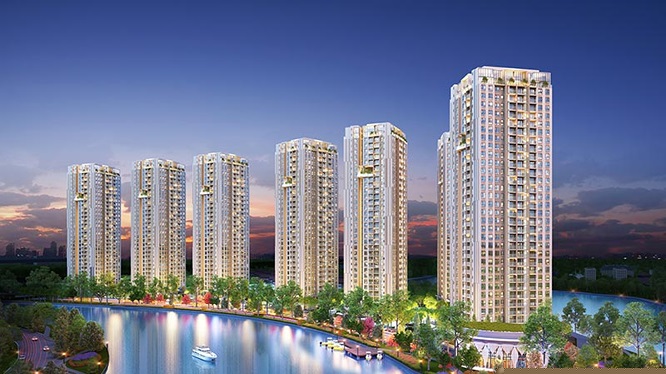 Dự án Gem Riverside tại Nam Rạch Chiếc, P. An Phú, Q.2 của Tập đoàn Đất Xanh.