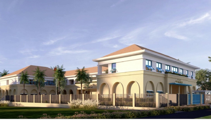 Phối cảnh Trường tiểu học Long Khánh A3.