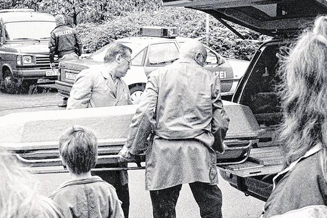 Hiện trường nơi tìm thấy thi thể cô gái