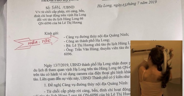 Sở thích bệnh hoạn, nhân viên quay lén khách đang tắm trên tầu du lịch ở vịnh Hạ Long