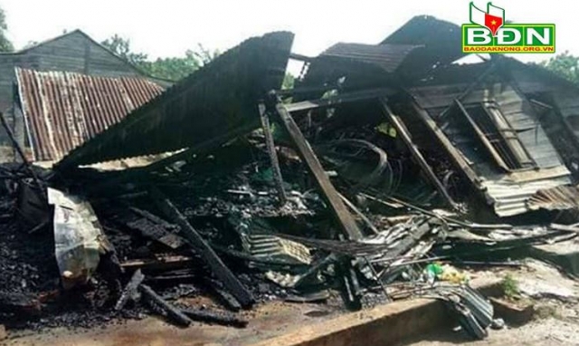 Đắk Nông: Nghi vấn nổ bình gas khiến một người phụ nữ bị bỏng nặng