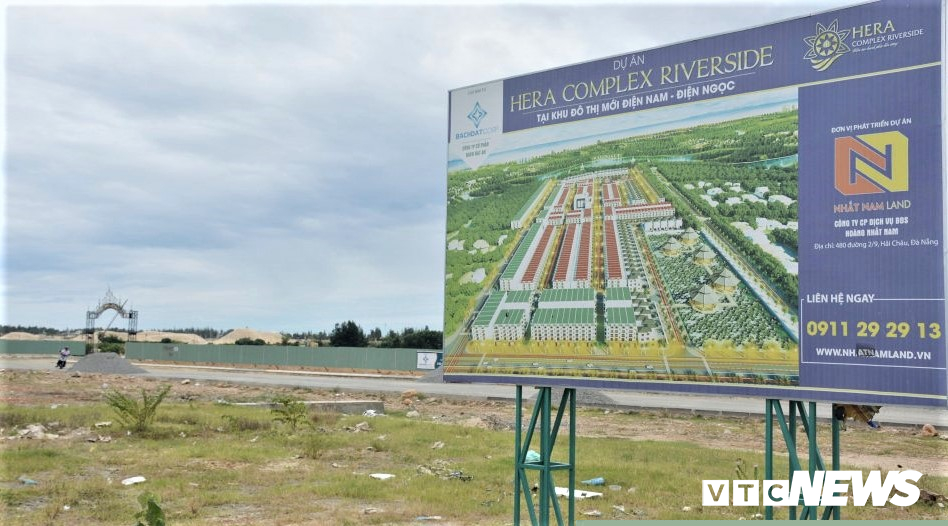 Sơ đồ quy hoạch Dự án Hera Complex Riverside tại Khu đô thị mới Điện Nam-Điện Ngọc, Quảng Nam của Bách Đạt An. 