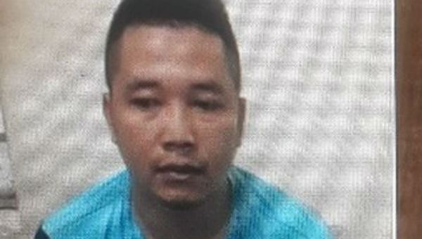 Đối tượng Huy tại cơ quan công an