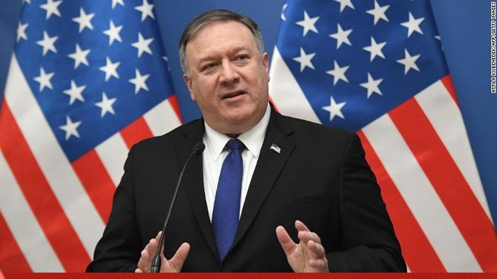 Ngoại trưởng Mỹ Mike Pompeo vừa bác bỏ cáo buộc của Bộ Ngoại giao Triều Tiên về kế hoạch tập trận với Hàn Quốc là sự vi phạm thỏa thuận giữa Chủ tịch Triều Tiên Kim Jong-un và Tổng thống Mỹ Donald Trump. (Nguồn: Reuters).