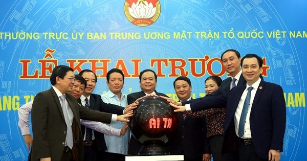 Khai trương Trang thông tin điện tử mới Mặt trận Tổ quốc Việt Nam