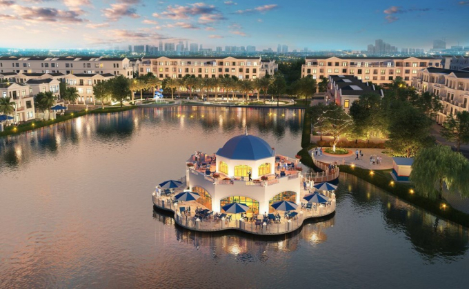 Một góc Vinhomes Marina gợi nhắc đến thành phố kỳ quan xinh đẹp Santorini – Hy Lạp