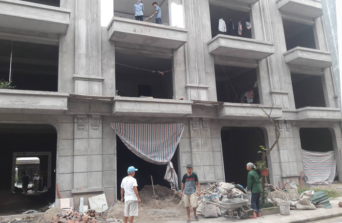 Nhiều căn hộ tại dự án Green Park 319 Vĩnh Hưng đã bị chủ nhà tự ý thay đổi thiết kế.