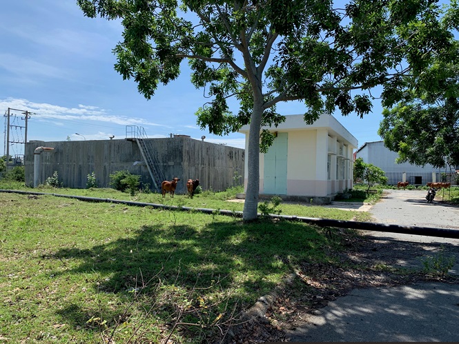 Nhiều công trình trong nhà máy bị bỏ hoang.