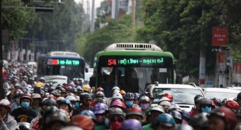TP Hồ Chí Minh: Hai tuyến đường sẽ có làn dành riêng cho xe buýt