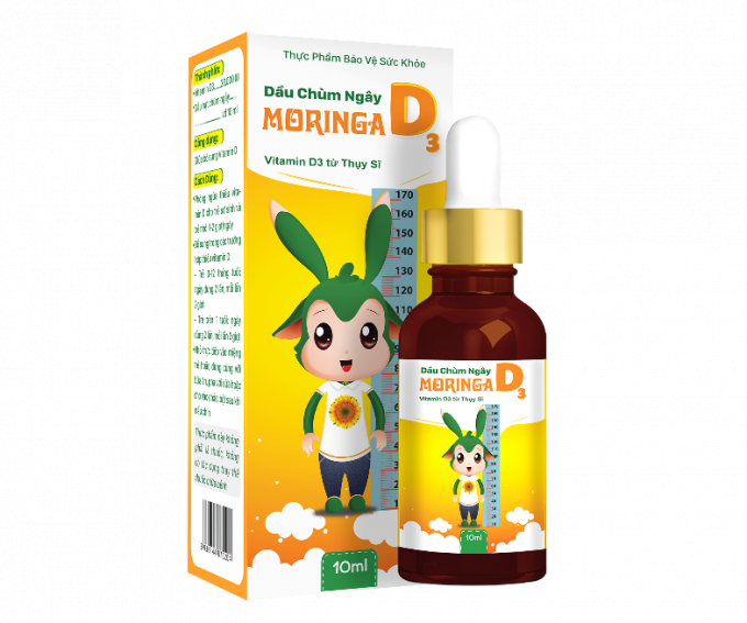 Thực phẩm bảo vệ sức khỏe Dầu ch&ugrave;m ng&acirc;y MORINGA D3.