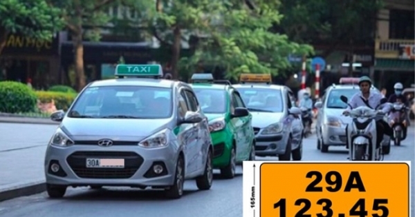 Vì sao ô tô kinh doanh vận tải phải đổi biển màu vàng?