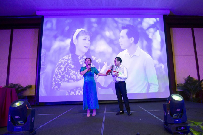 Tiết mục văn nghệ do các nhà báo của PLVN thể hiện.