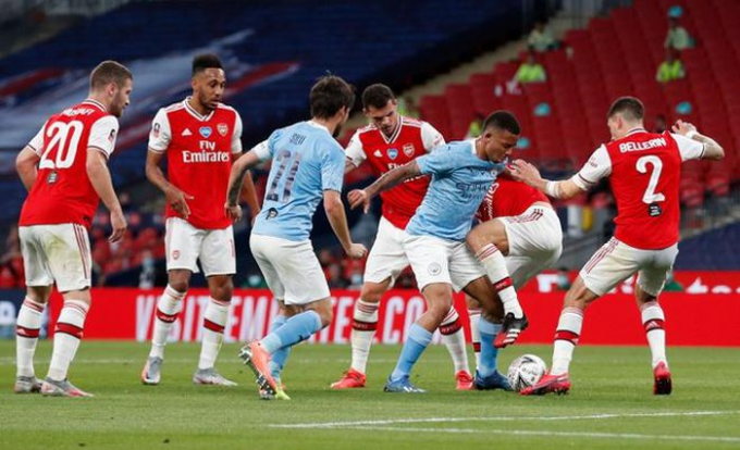 14 cú sút được Man City thực hiện nhưng hiệu quả chỉ là con số 0. Ảnh: Reuters.