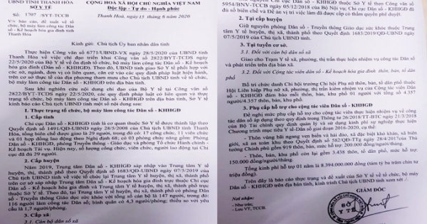 Vì sao 559 cán bộ dân số tại Thanh Hóa bỗng nhiên mất việc?