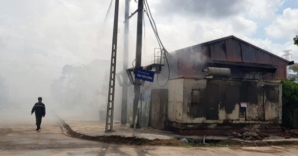 Ninh Bình: Công viên Khủng Long bất ngờ phát hoả khiến nhiều người phát hoảng