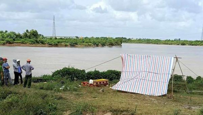 Khu vực phát hiện thi thể chị P.