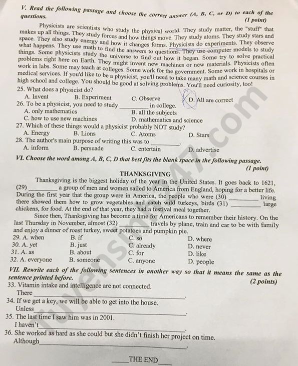 de-thi-vao-lop-10-mon-anh-tinh-phu-yen-2-result