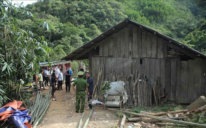 Căn nhà nơi xảy ra vụ án mạng.
